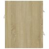vidaXL Waschbeckenunterschrank Sonoma-Eiche 60x38,5x48cm Holzwerkstoff