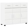 vidaXL Sideboard FLORIN 88,5 x 30,5 x 73 cm Wei&szlig; Holzwerkstoff