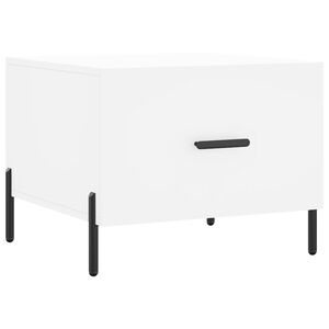 vidaXL Couchtisch Wei&szlig; 50x50x40 cm Holzwerkstoff