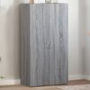 vidaXL Aktenschrank Grau Sonoma 60x32x115 cm Holzwerkstoff