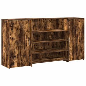 vidaXL Empfangstheke R&auml;uchereiche 200x50x103,5 cm Holzwerkstoff