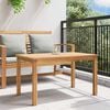 vidaXL Couchtisch Braun 90 x 50 x 45.5 cm Teak-Massivholz