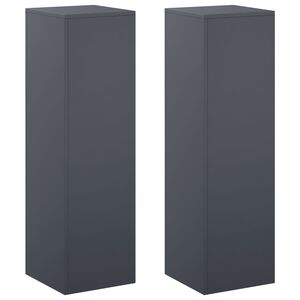 vidaXL Pflanzenst&auml;nder 2 pcs Anthrazit 30 x 30 x 100 cm