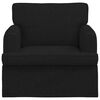 vidaXL Sofa 60cm Schwarz Metall