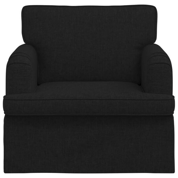 vidaXL Sofa 60cm Schwarz Metall