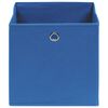 vidaXL Aufbewahrungsboxen 10 Stk. Blau 32x32x32 cm Stoff