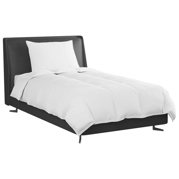 vidaXL Winterbettdecke mit Kissen 2 pcs Weiß Daunenfeder