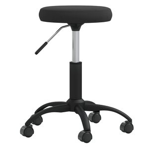 vidaXL B&uuml;rostuhl Drehbar Schwarz Samt