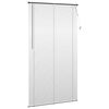 vidaXL Venetianer Jalousie Verstellbar Silber Grau 213 x 110 cm PVC