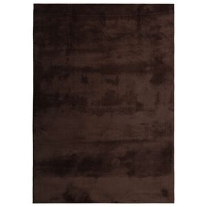 vidaXL Mittlerer Flor weicher und waschbarer Teppich HUARTE Braun