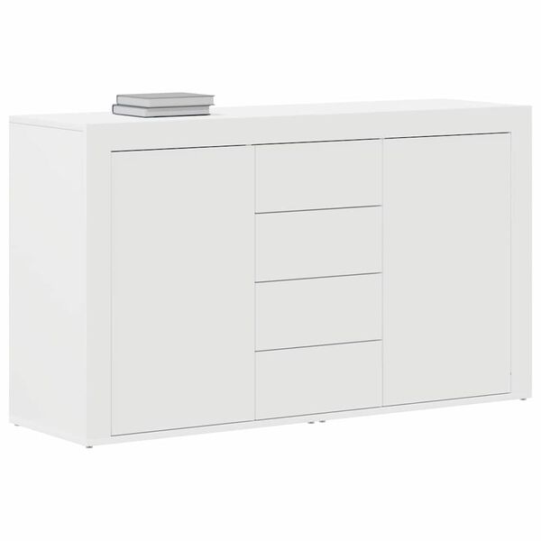 vidaXL Sideboard mit Schubladen Wei&szlig; 120 x 36 x 69 cm Holzwerkstoff