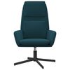 vidaXL Relaxsessel Blau Samt