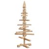 vidaXL | Holz Weihnachtsbaum | nat&uuml;rlich 90 cm Massivholz Kiefer