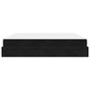 vidaXL Bettgestell mit Matratze mit Matratze 2 pcs Schwarz Samt