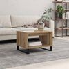 vidaXL Couchtisch Artisan-Eiche 60 x 50 x 40 cm Holzwerkstoff