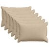 vidaXL Kissenbezug 6 stk. HOUTEN Taupe 50 x 75 cm Cord