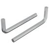 vidaXL Inbusschl&uuml;ssel 2 Stk. Silber 32 x 86 mm Stahl