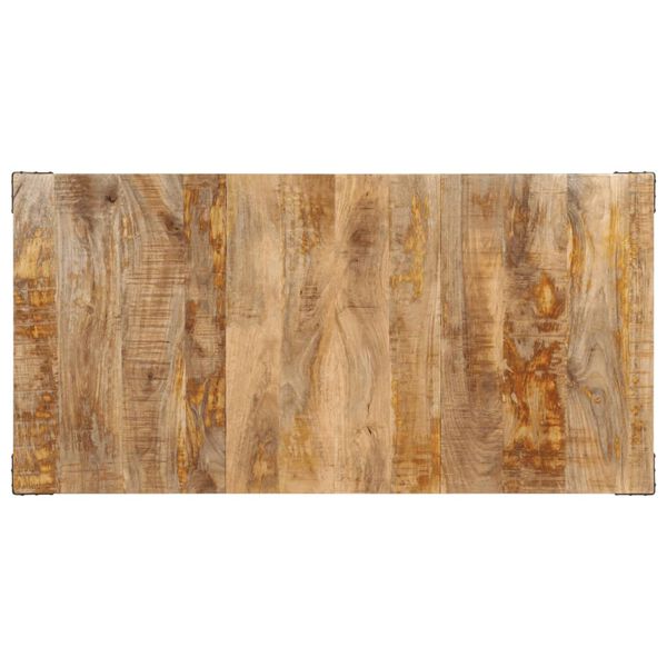 vidaXL Esstisch 160x80x75 cm Massivholz Mango