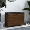 vidaXL Schuhbank mit Klappe Braun Eichen-Optik 82x32x56 cm