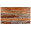 vidaXL Esstisch Grau 140x70x76 cm Massivholz Akazie