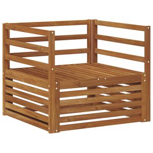 vidaXL 2 St&uuml;ck Outdoor-Sofa Natur