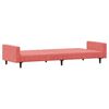 vidaXL Schlafsofa 2-Sitzer Rosa Samt