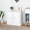 vidaXL Sideboards 2 Stk. Wei&szlig; 37,5x35,5x67,5 cm Holzwerkstoff