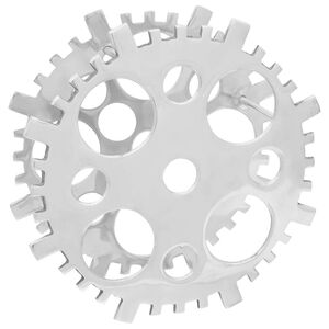 vidaXL Weinregal Aluminium Silber