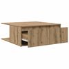 vidaXL Couchtisch Artisan-Eiche 80 x 80 x 31 cm Holzwerkstoff