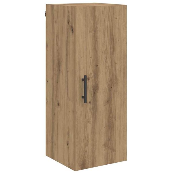 vidaXL Wandschrank Artisan-Eiche 34,5 x 34 x 90 cm Holzwerkstoff