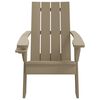 vidaXL Adirondack-Gartenstuhl Hellbraun 75x88,5x89,5 cm Polypropylen