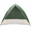 vidaXL Campingzelt mit Dach mit Speicher Grün 275 x 230 x 140 cm Taft