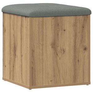 vidaXL Sitzbank mit Stauraum Artisan-Eiche 42x42x45 cm Holzwerkstoff