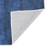 vidaXL Teppich Waschbar Faltbar Marineblau 200x300 cm Polyester