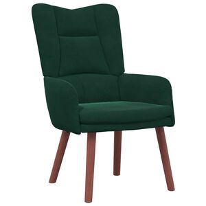 vidaXL Sessel Dunkelgr&uuml;n 63 x 67 x 94 cm Samt