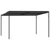 vidaXL Pavillon mit Dach Anthrazit 4x3x2,5 m Aluminium und Stahl