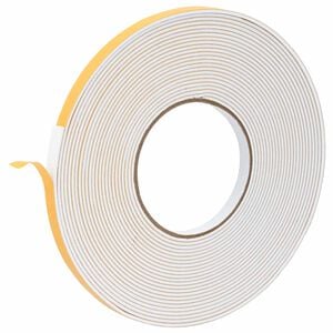 vidaXL Selbstklebendes Schaumstoffband Wei&szlig; 10mm x 10m CR-Schaum