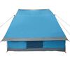 vidaXL Campingzelt mit Dach mit Speicher Blau 282 x 225 x 154 cm Taft