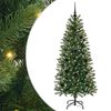 vidaXL K&uuml;nstlicher Weihnachtsbaum Gr&uuml;n 150 cm PE und PVC