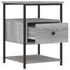vidaXL Nachttisch Grau Sonoma-Eiche 40x42x56 cm Holzwerkstoff