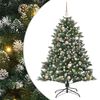 vidaXL K&uuml;nstlicher Weihnachtsbaum mit 150 LEDs mit St&auml;nder Gr&uuml;n 150 cm