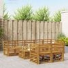 vidaXL Sofagarnituren 9 pcs Natur Massivholz Akazie