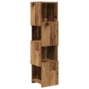 vidaXL Eckschrank Altholz 25,5x25x102cm Holzwerkstoff