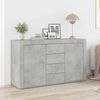 vidaXL Sideboard Beton Grau 120 x 36 x 69 cm Holzwerkstoff