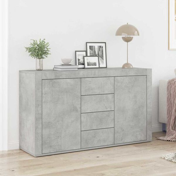 vidaXL Sideboard Beton Grau 120 x 36 x 69 cm Holzwerkstoff