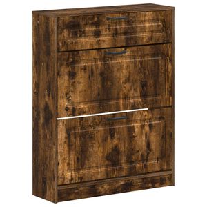 vidaXL Schuhschrank UTRECHT 78 x 24 x 100 cm Holzwerkstoff