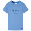 Kinder-T-Shirt Mittelblau 128
