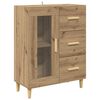 vidaXL Highboard Artisan-Eiche 69,5 x 34 x 180 cm Holzwerkstoff