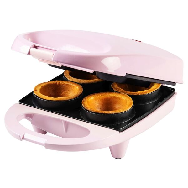 Bestron Mini-Waffeleisen AWCM4P 520 W Rosa