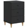 vidaXL Nachttisch Schwarz 43x 41 x 66,5 cm Holzwerkstoff